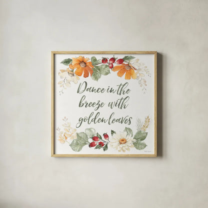 Simple Harvest XIII by Beth Grove. Shown in a natural wood glass frame for a timeless modern aesthetic. Available as an archival giclee rolled canvas, fine art paper, or poster print. SKU 93542a.