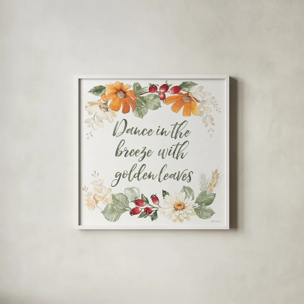 Simple Harvest XIII by Beth Grove. Shown in a crisp white glass frame for a clean and minimalist style. Available as an archival giclee rolled canvas, fine art paper, or poster print. SKU 93542a.