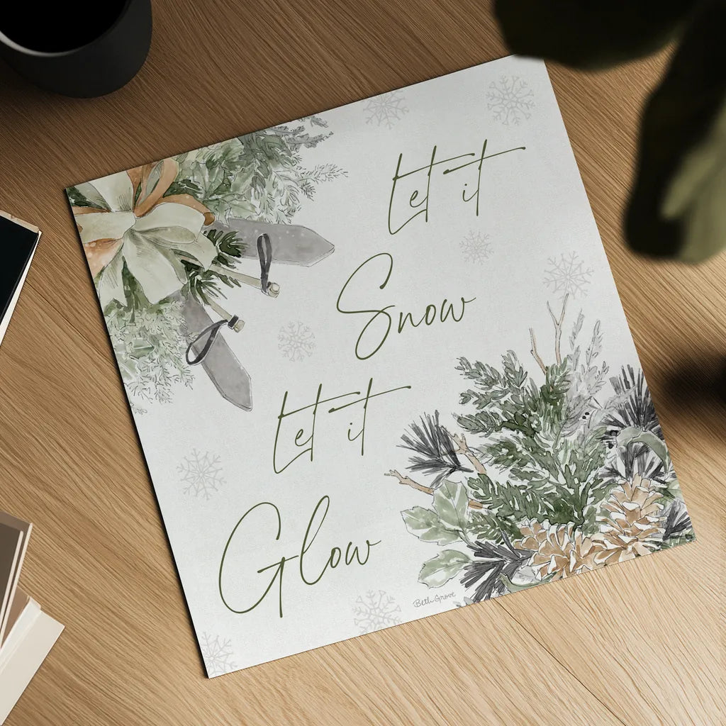 Simple Season IX by Beth Grove. Shown as a detailed flat fine art print, highlighting archival giclee quality. Available as an archival giclee rolled canvas, fine art paper, or poster print. SKU 77052a.