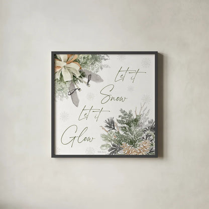 Simple Season IX by Beth Grove. Shown in a sleek black glass frame for a contemporary gallery look. Available as an archival giclee rolled canvas, fine art paper, or poster print. SKU 77052a.