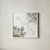 Simple Season VIII by Beth Grove. Shown in a crisp white glass frame for a clean and minimalist style. Available as an archival giclee rolled canvas, fine art paper, or poster print. SKU 77051a.
