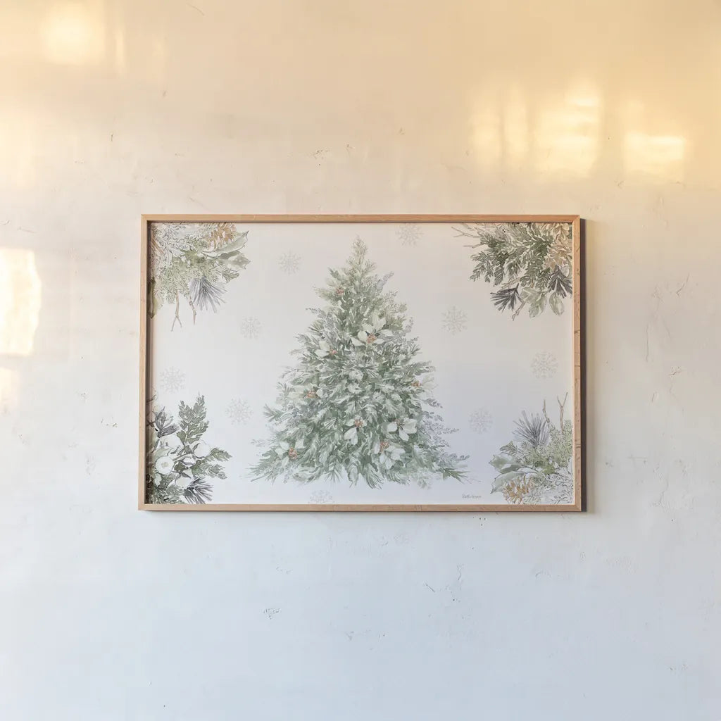 Simple Season XIII by Beth Grove. shown as a paper print in a natural frame. Available as a archival giclee rolled canvas, fine art paper, or poster print. SKU 79565i.