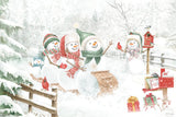 Snow Day I by Beth Grove. SKU 84045i. Archival Giclee Fine art print for wall decor.