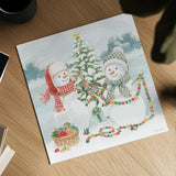 Snow Day II by Beth Grove. Shown as a detailed flat fine art print, highlighting archival giclee quality. Available as an archival giclee rolled canvas, fine art paper, or poster print. SKU 84046a.