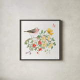 Soft Meadow IV by Beth Grove. Shown in a sleek black glass frame for a contemporary gallery look. Available as an archival giclee rolled canvas, fine art paper, or poster print. SKU 90199a.