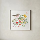Soft Meadow IV by Beth Grove. Shown in a crisp white glass frame for a clean and minimalist style. Available as an archival giclee rolled canvas, fine art paper, or poster print. SKU 90199a.