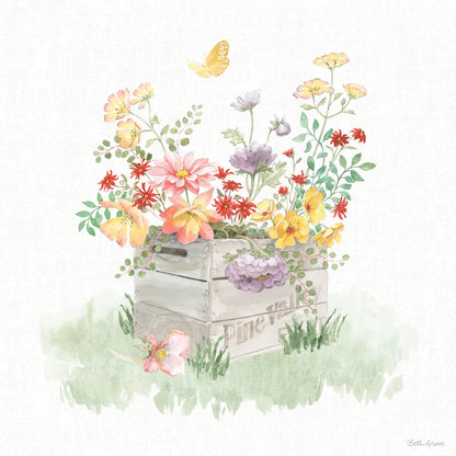 Soft Meadow IX by Beth Grove. SKU 90204a. Archival Giclee Fine art print for wall decor.