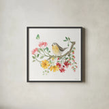 Soft Meadow V by Beth Grove. Shown in a sleek black glass frame for a contemporary gallery look. Available as an archival giclee rolled canvas, fine art paper, or poster print. SKU 90200a.