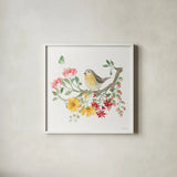 Soft Meadow V by Beth Grove. Shown in a crisp white glass frame for a clean and minimalist style. Available as an archival giclee rolled canvas, fine art paper, or poster print. SKU 90200a.