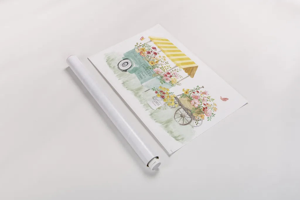 Soft Meadow VI by Beth Grove. shown as a rolled paper print. Available as archival giclee rolled canvas, fine art paper, or poster print. SKU 90201i.