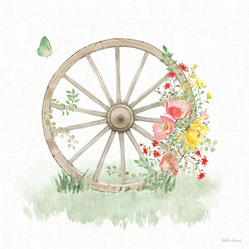 Soft Meadow VII by Beth Grove. SKU 90202a. Archival Giclee Fine art print for wall decor.