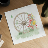 Soft Meadow VII by Beth Grove. Shown as a detailed flat fine art print, highlighting archival giclee quality. Available as an archival giclee rolled canvas, fine art paper, or poster print. SKU 90202a.
