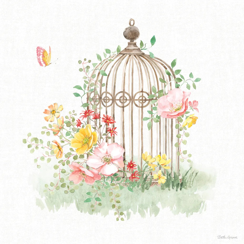 Soft Meadow VIII by Beth Grove. SKU 90203a. Archival Giclee Fine art print for wall decor.