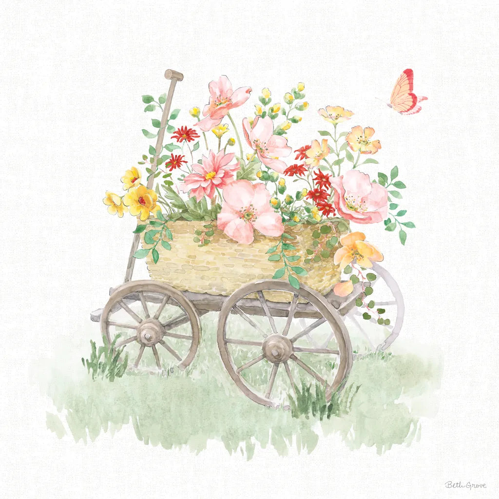Soft Meadow X by Beth Grove. SKU 90205a. Archival Giclee Fine art print for wall decor.