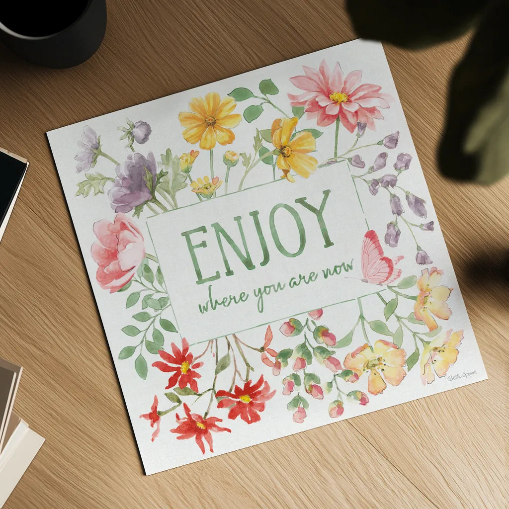 Soft Meadow XII by Beth Grove. Shown as a detailed flat fine art print, highlighting archival giclee quality. Available as an archival giclee rolled canvas, fine art paper, or poster print. SKU 90207a.