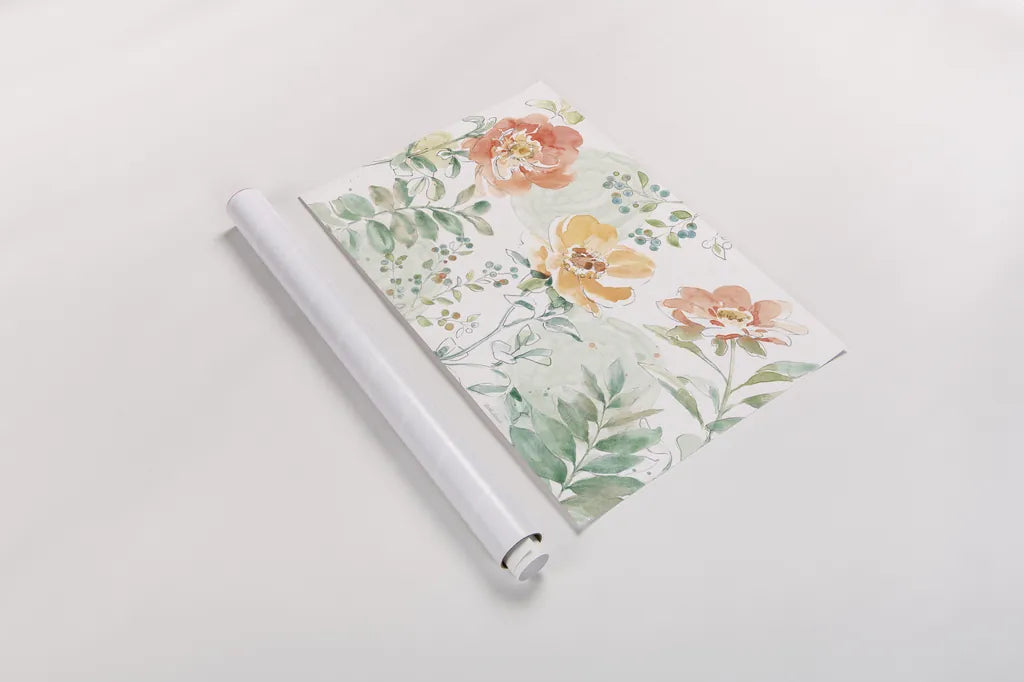 Soft Petals I by Beth Grove. shown as a rolled paper print. Available as archival giclee rolled canvas, fine art paper, or poster print. SKU 87551i.