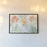 Soft Petals I by Beth Grove. shown as a paper print in a black flame. Available as a archival giclee rolled canvas, fine art paper, or poster print. SKU 87551i.