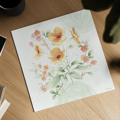 Soft Petals III by Beth Grove. Shown as a detailed flat fine art print, highlighting archival giclee quality. Available as an archival giclee rolled canvas, fine art paper, or poster print. SKU 87553a.