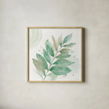 Soft Petals VI by Beth Grove. Shown in a natural wood glass frame for a timeless modern aesthetic. Available as an archival giclee rolled canvas, fine art paper, or poster print. SKU 87556a.