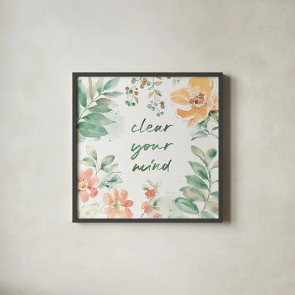 Soft Petals X by Beth Grove. Shown in a sleek black glass frame for a contemporary gallery look. Available as an archival giclee rolled canvas, fine art paper, or poster print. SKU 87560a.