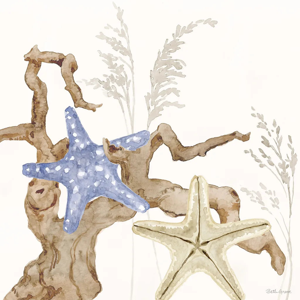 Soft Shores II by Beth Grove. SKU 72853a. Archival Giclee Fine art print for wall decor.