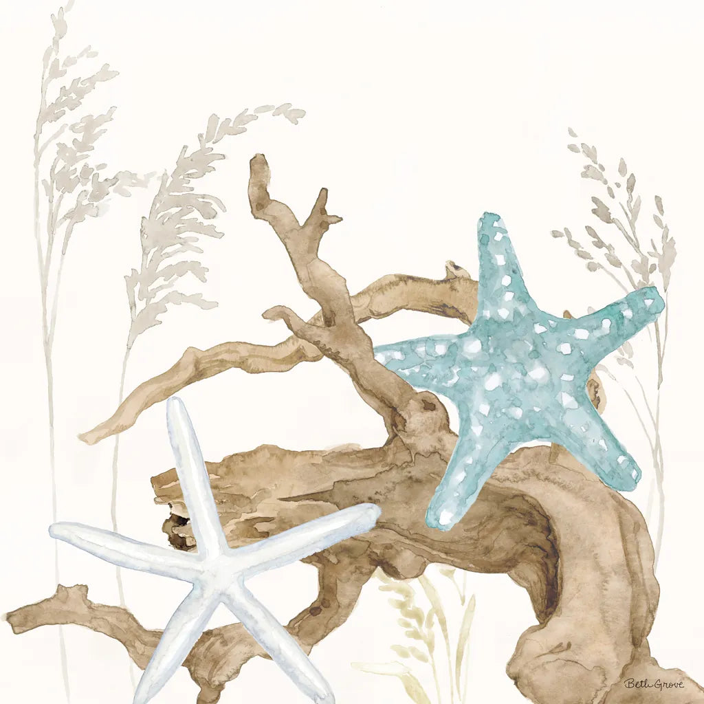 Soft Shores III by Beth Grove. SKU 72854a. Archival Giclee Fine art print for wall decor.