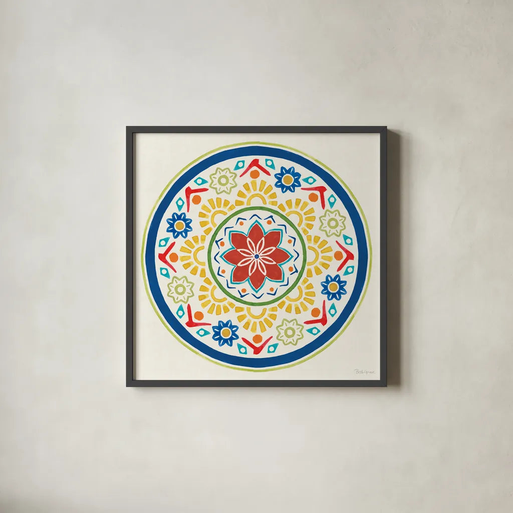 Spice Love V by Beth Grove. Shown in a sleek black glass frame for a contemporary gallery look. Available as an archival giclee rolled canvas, fine art paper, or poster print. SKU 88045a.