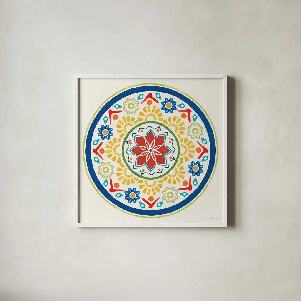 Spice Love V by Beth Grove. Shown in a crisp white glass frame for a clean and minimalist style. Available as an archival giclee rolled canvas, fine art paper, or poster print. SKU 88045a.