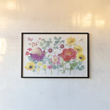 Springtime Bloom I by Beth Grove. shown as a paper print in a black flame. Available as a archival giclee rolled canvas, fine art paper, or poster print. SKU 84663i.