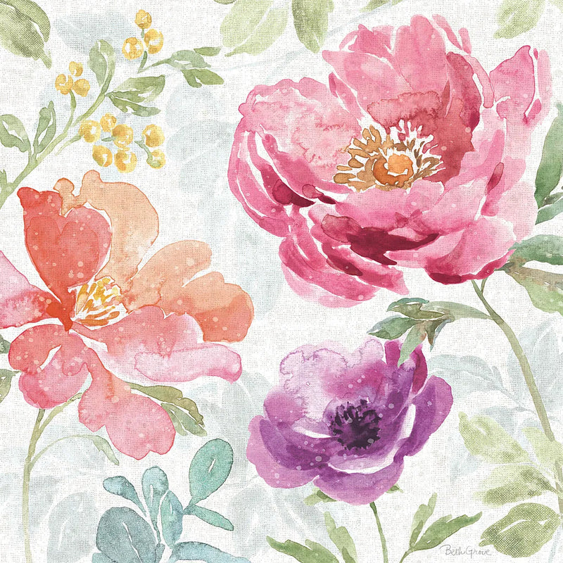 Springtime Bloom III by Beth Grove. SKU 50044a. Archival Giclee Fine art print for wall decor.