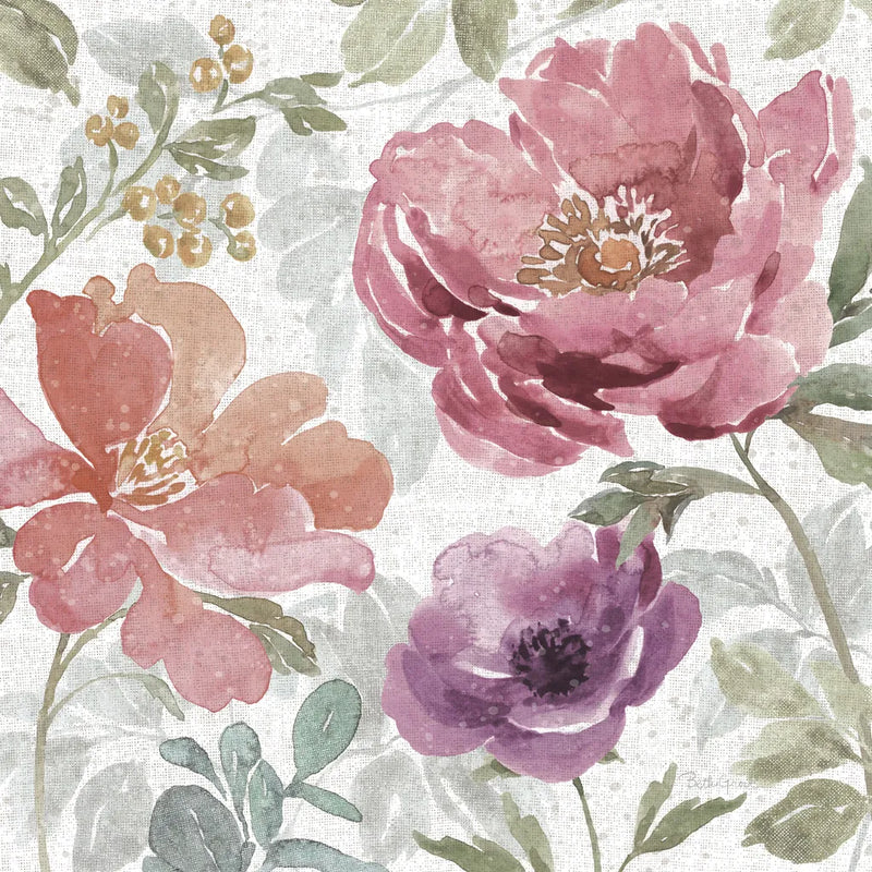 Springtime Bloom III Dark by Beth Grove. SKU 54534a. Archival Giclee Fine art print for wall decor.