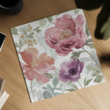 Springtime Bloom III Dark by Beth Grove. Shown as a detailed flat fine art print, highlighting archival giclee quality. Available as an archival giclee rolled canvas, fine art paper, or poster print. SKU 54534a.