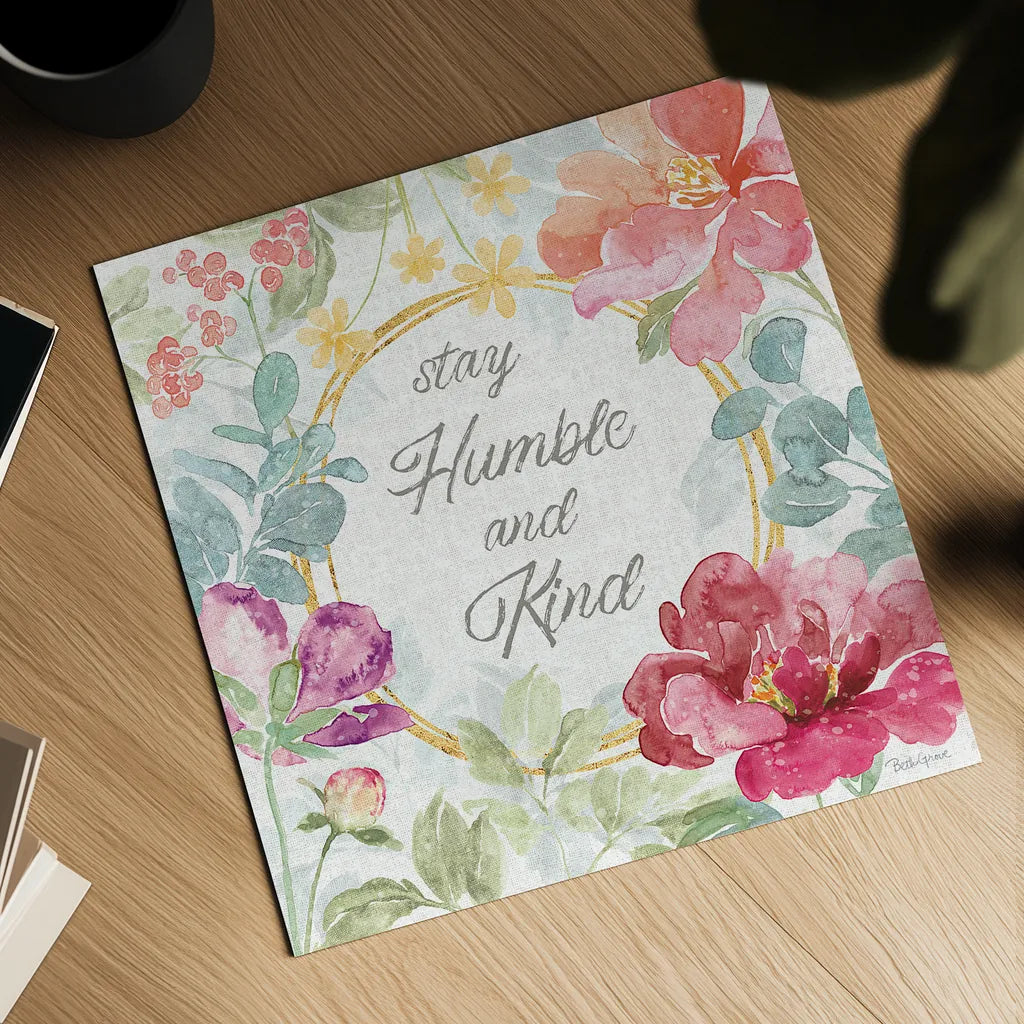 Springtime Bloom V by Beth Grove. Shown as a detailed flat fine art print, highlighting archival giclee quality. Available as an archival giclee rolled canvas, fine art paper, or poster print. SKU 50046a.