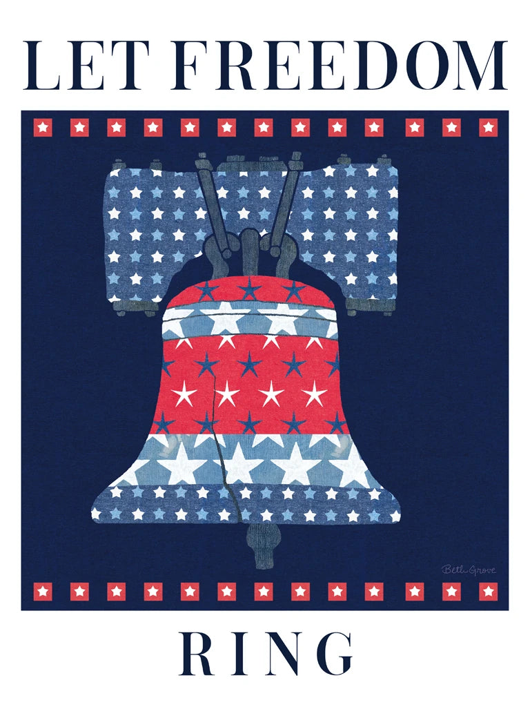 Stars and Stripes Freedom Ring by Beth Grove