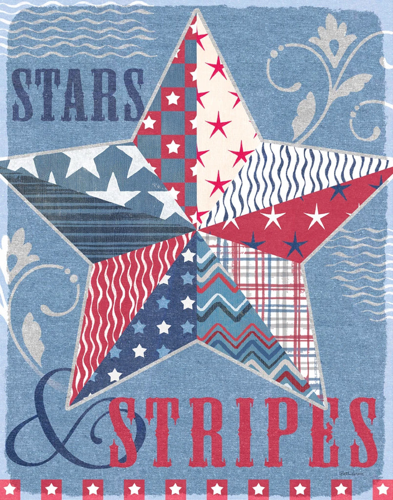 Stars and Stripes Star Dark by Beth Grove