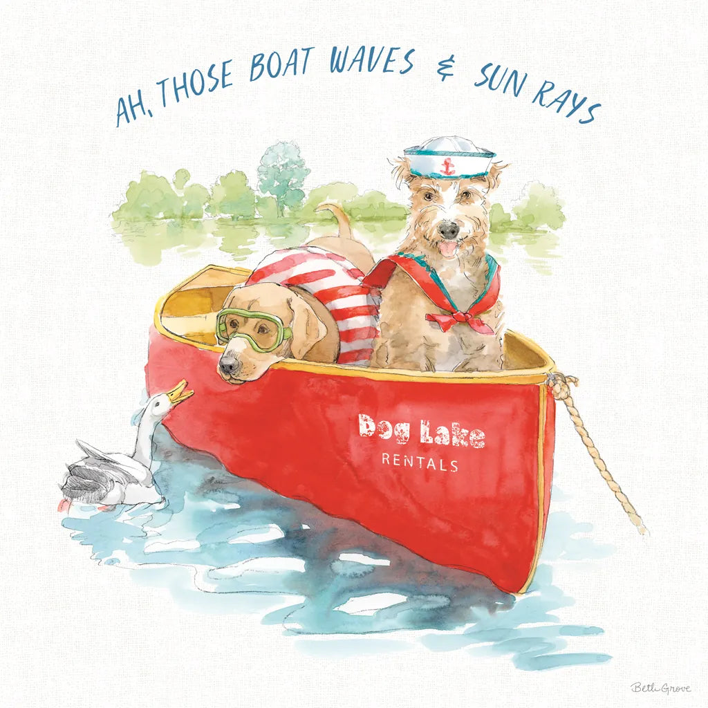 Summer Fun I by Beth Grove. SKU 73988a. Archival Giclee Fine art print for wall decor.