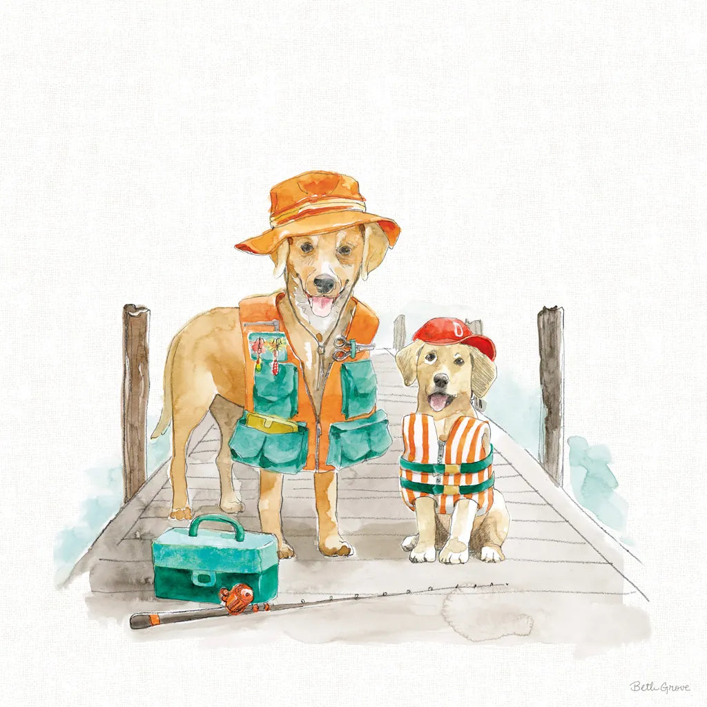 Summer Fun III No Words by Beth Grove. SKU 76004a. Archival Giclee Fine art print for wall decor.