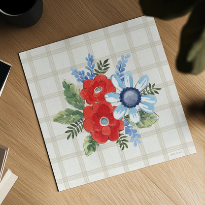 Summer Stems IV by Beth Grove. Shown as a detailed flat fine art print, highlighting archival giclee quality. Available as an archival giclee rolled canvas, fine art paper, or poster print. SKU 101558a.