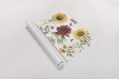 Sunflower Splendor IV by Beth Grove. shown as a rolled paper print. Available as archival giclee rolled canvas, fine art paper, or poster print. SKU 65342i.