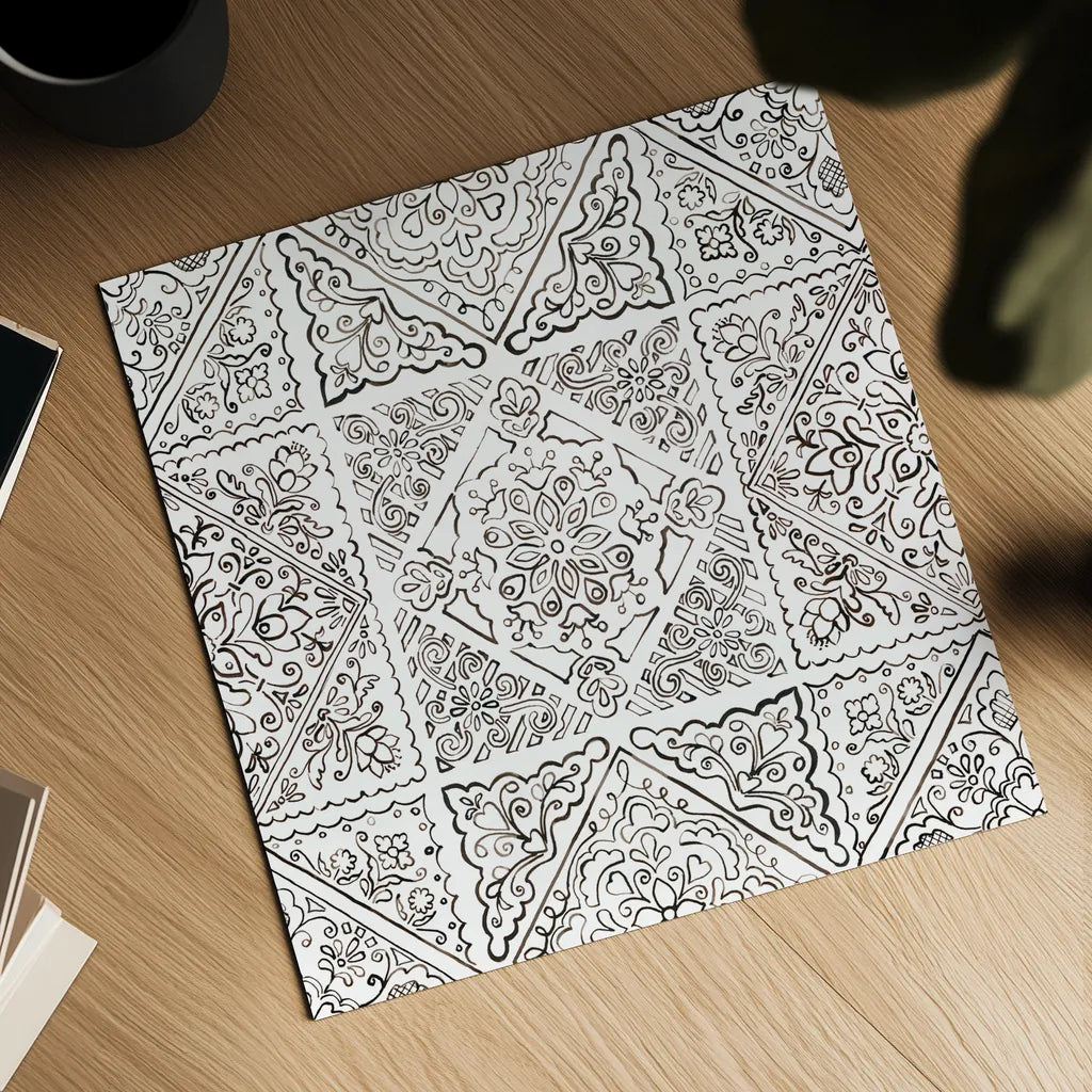 Sunny Bouquet Pattern IIIB by Beth Grove. Shown as a detailed flat fine art print, highlighting archival giclee quality. Available as an archival giclee rolled canvas, fine art paper, or poster print. SKU 37160a.