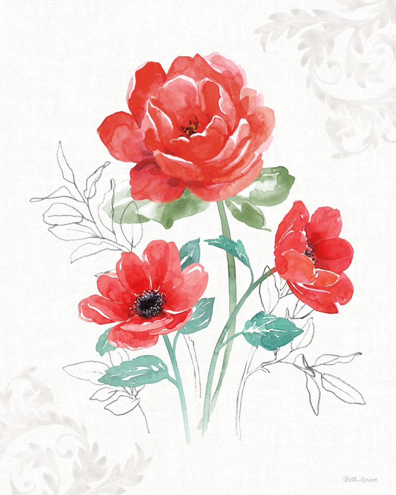 Sunny Bouquets II by Beth Grove
