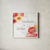 Sunny Bouquets VI by Beth Grove. Shown in a crisp white glass frame for a clean and minimalist style. Available as an archival giclee rolled canvas, fine art paper, or poster print. SKU 92408a.