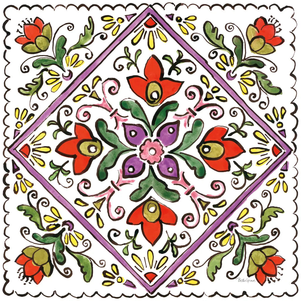 Sunny Bouquets VII by Beth Grove. SKU 34939a. Archival Giclee Fine art print for wall decor.