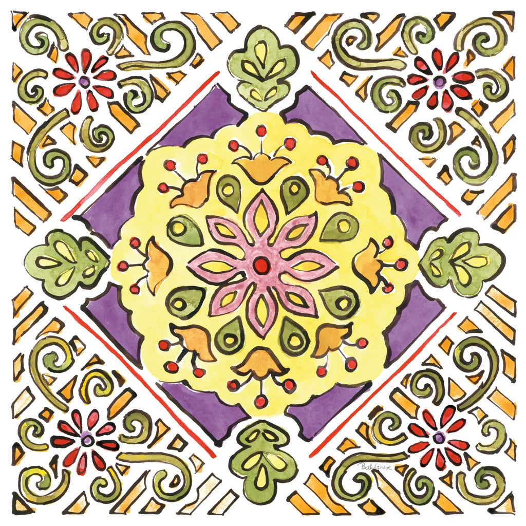 Sunny Bouquets VIII by Beth Grove. SKU 34940a. Archival Giclee Fine art print for wall decor.