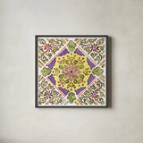Sunny Bouquets VIII by Beth Grove. Shown in a sleek black glass frame for a contemporary gallery look. Available as an archival giclee rolled canvas, fine art paper, or poster print. SKU 34940a.