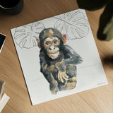 Sweet Animals I by Beth Grove. Shown as a detailed flat fine art print, highlighting archival giclee quality. Available as an archival giclee rolled canvas, fine art paper, or poster print. SKU 94610a.