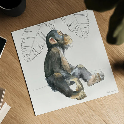 Sweet Animals II by Beth Grove. Shown as a detailed flat fine art print, highlighting archival giclee quality. Available as an archival giclee rolled canvas, fine art paper, or poster print. SKU 94611a.