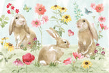 Sweet Bunnies I by Beth Grove. SKU 59905i. Archival Giclee Fine art print for wall decor.