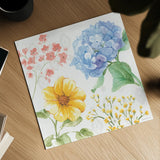 Sweet Garden III by Beth Grove. Shown as a detailed flat fine art print, highlighting archival giclee quality. Available as an archival giclee rolled canvas, fine art paper, or poster print. SKU 95991a.