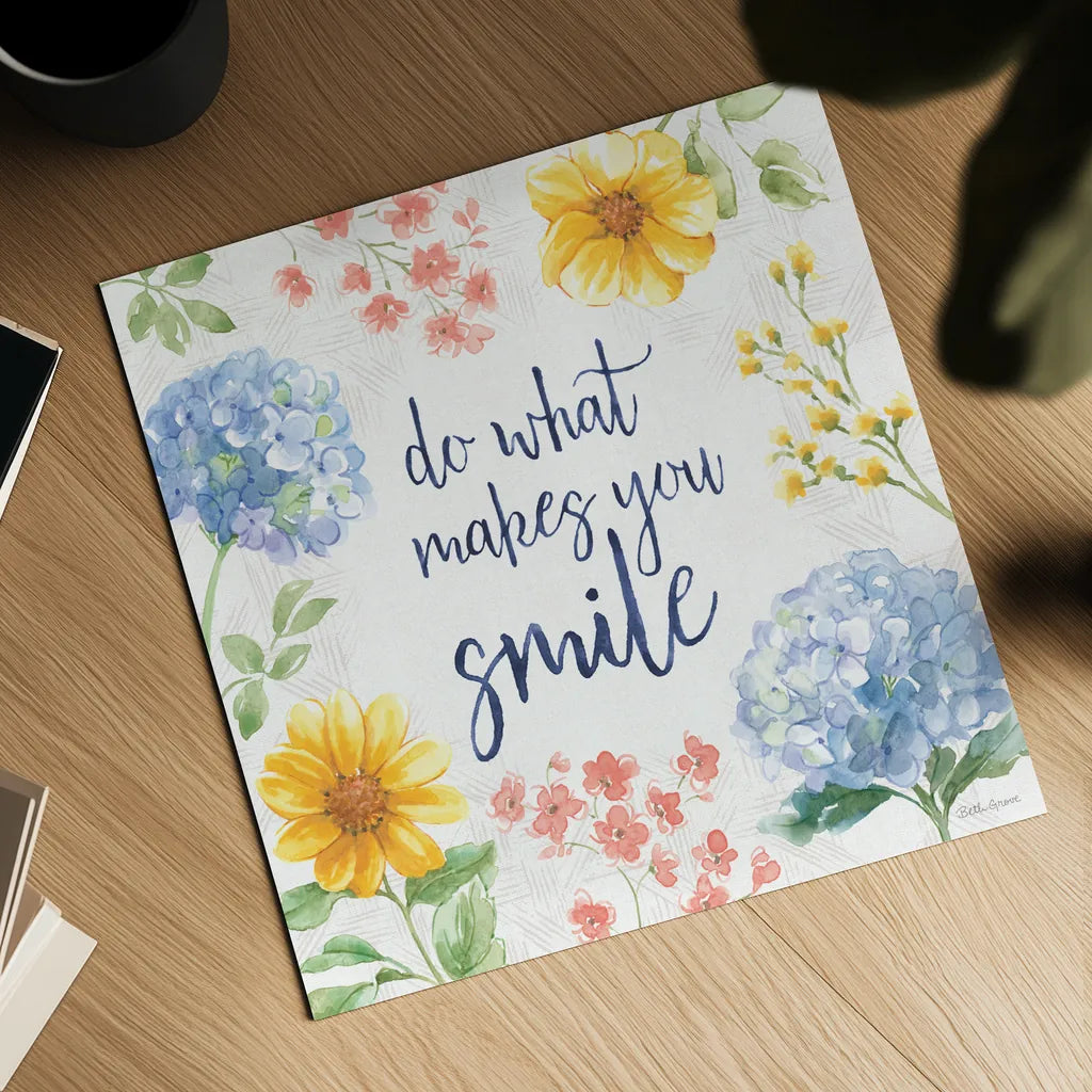 Sweet Garden VII by Beth Grove. Shown as a detailed flat fine art print, highlighting archival giclee quality. Available as an archival giclee rolled canvas, fine art paper, or poster print. SKU 95995a.